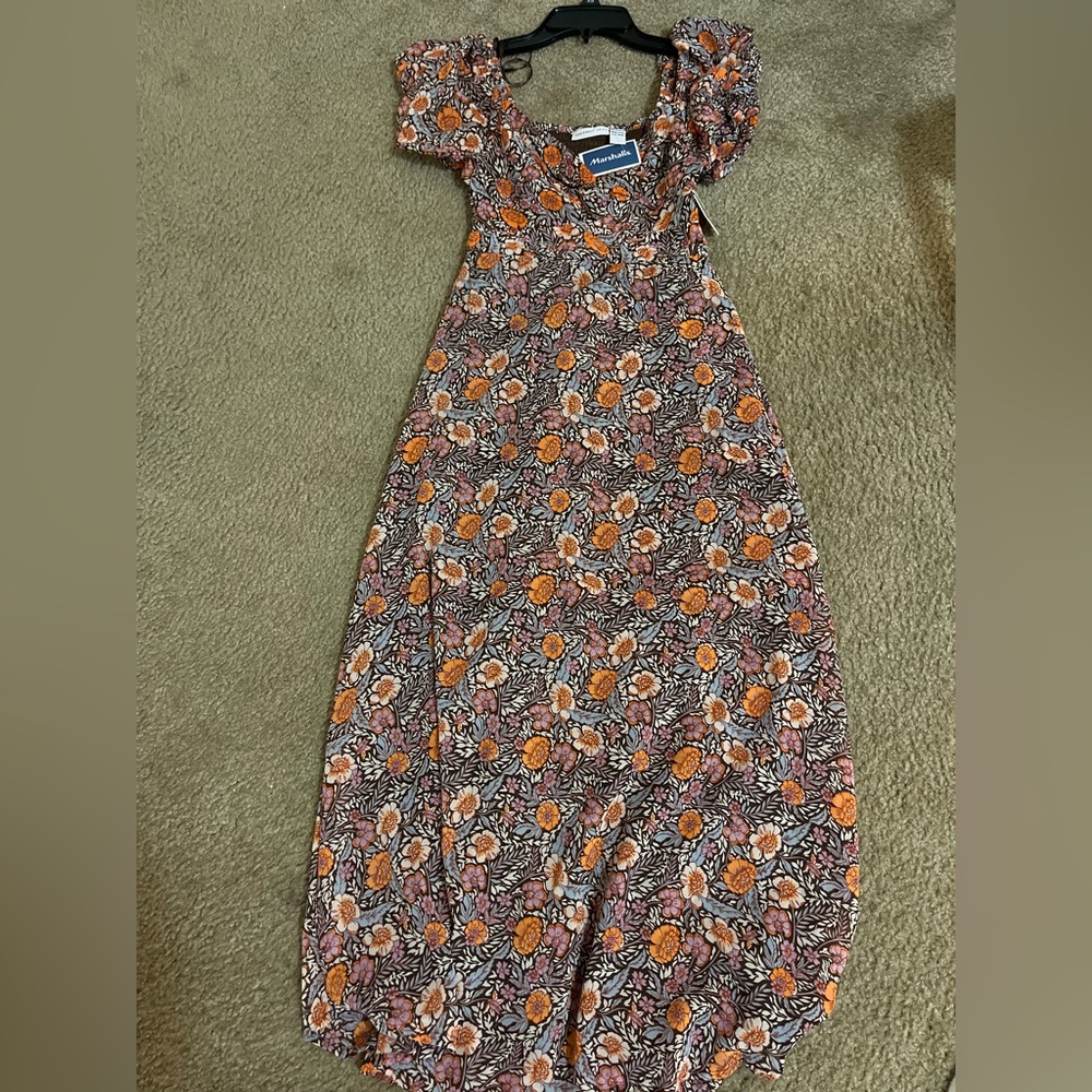 NWT Sincerely Jules Autumnal floral midi dress, XS - Picture 2 of 7